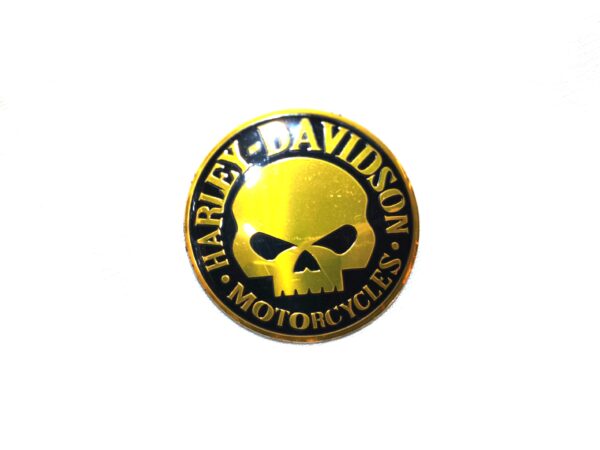 Harley Davidson golden skull Sticker