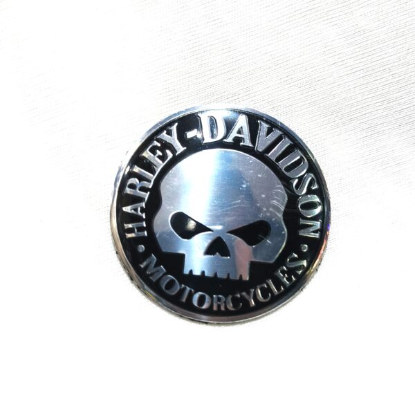 Harley Davidson Skull Aluminum Logo - Image 2