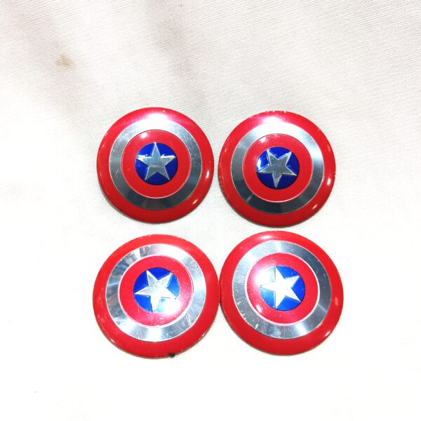 Captain America logo set of 4