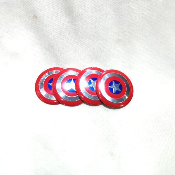 Captain America logo set of 4 - Image 3