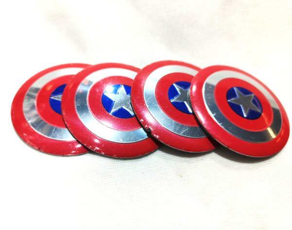 Captain America logo set of 4 - Image 4