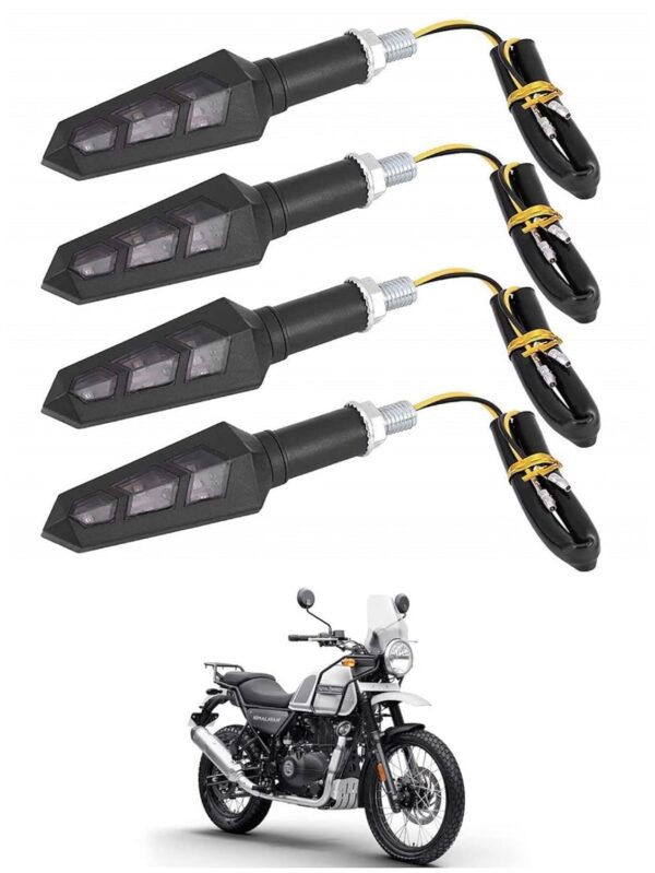 Indicator for tvs raider 125 12V Amber LED Flexible Non Breakable Motorcycle Bike Turn Signal Indicators Light - Image 7