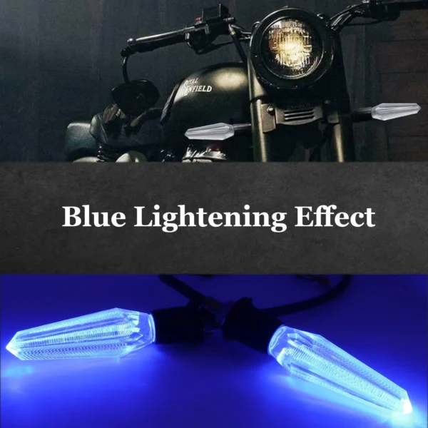 Crystal indicators Front, Rear, Side LED Indicator Light for Universal For Bike Universal For Bike - Image 3