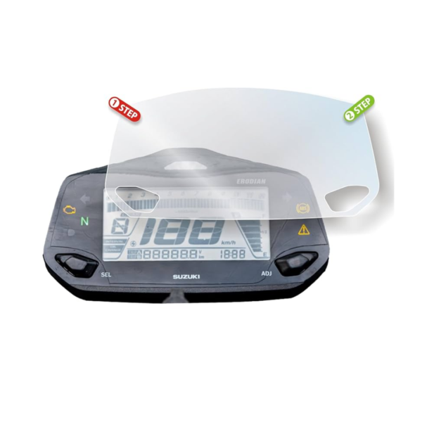 GIXXER Meter Cover Tempered Glass