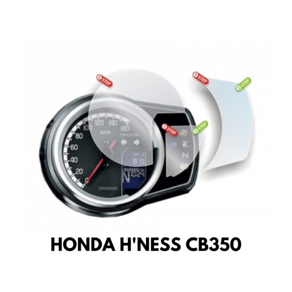 Honda H'ness Meter Cover Tempered Glass