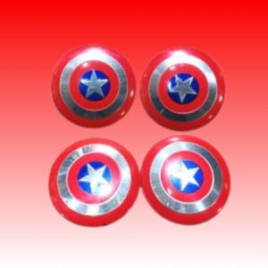 Captain America logo set of 4