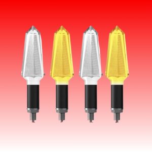 Crystal indicators Front, Rear, Side LED Indicator Light for Universal For Bike Universal For Bike