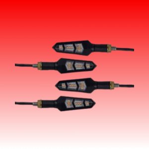 Indicator for tvs raider 125 12V Amber LED Flexible Non Breakable Motorcycle Bike Turn Signal Indicators Light