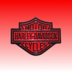 Motor Harley Davidson cycles logo red