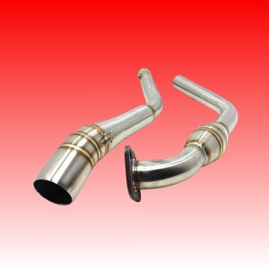Bend Pipe Exhaust Link Pipe with Inbuilt Catalytic Converter for Yamaha R15 V3 & MT-15 BS4
