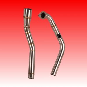 Stainless Steel Link Pipe for Yamaha R15 V3, R15 V4, R15M, and MT15 BS6 – Full Exhaust System Upgrade