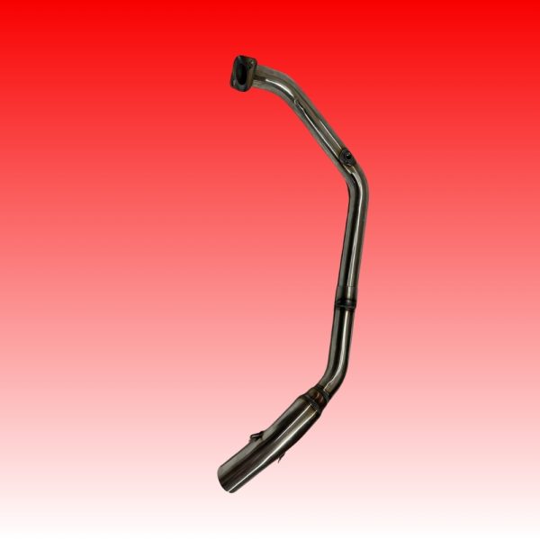 Stainless Steel Link Pipe for Yamaha R15 V3, R15 V4, R15M, and MT15 BS6 – Full Exhaust System Upgrade - Image 4